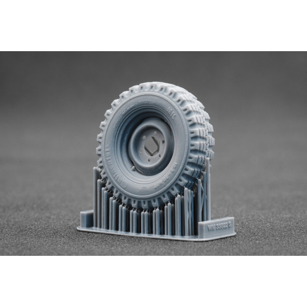 Unimog 404 10.5-20 MPT Sagged wheel set "ICM , AK , Revell" (3D Print) 1/35 ScaleX WM 35022S