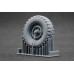 Unimog 404 10.5-20 MPT Sagged wheel set "ICM , AK , Revell" (3D Print) 1/35 ScaleX WM 35022S