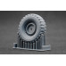 Unimog 404 10.5-20 MPT Sagged wheel set "ICM , AK , Revell" (3D Print) 1/35 ScaleX WM 35022S
