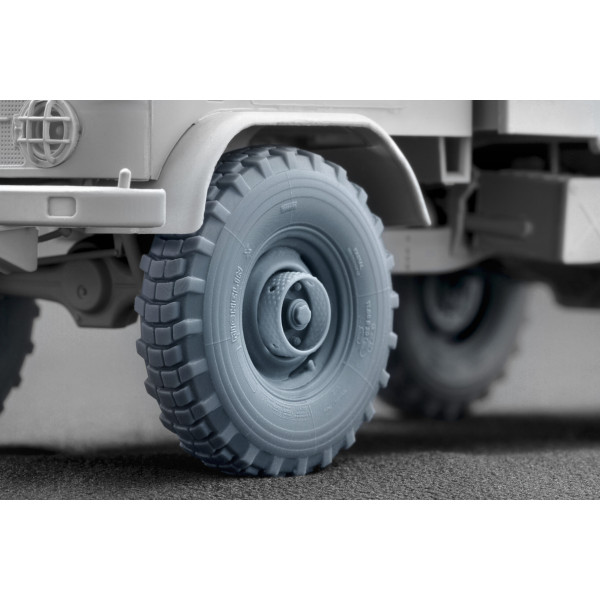 Unimog 404 11.0R20 X v2 Ordinary wheel set "ICM , AK , Revell" (3D Print) 1/35 ScaleX WM 35023