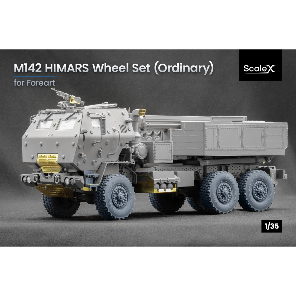 HIMARS - Ordinary wheel set "Foreart" (3D Print) 1/35 ScaleX WM 35024