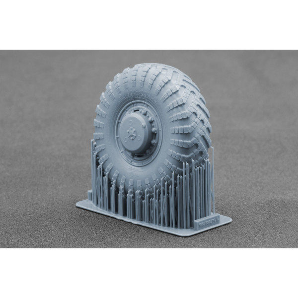 MAZ 537 I-170 Ordinary wheel set "Trumpeter" (3D Print) 1/35 ScaleX WM 35027