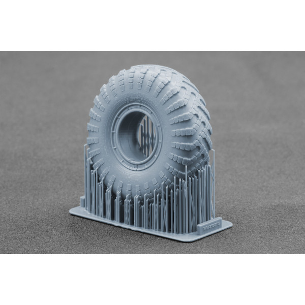 MAZ 537 I-170 Sagged wheel set "Trumpeter" (3D Print) 1/35 ScaleX WM 35027S