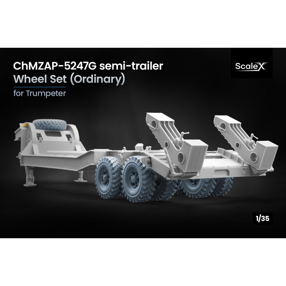 ChMZAP-5247G Ordinary wheel set "Trumpeter" (3D Print) 1/35 ScaleX WM 35029