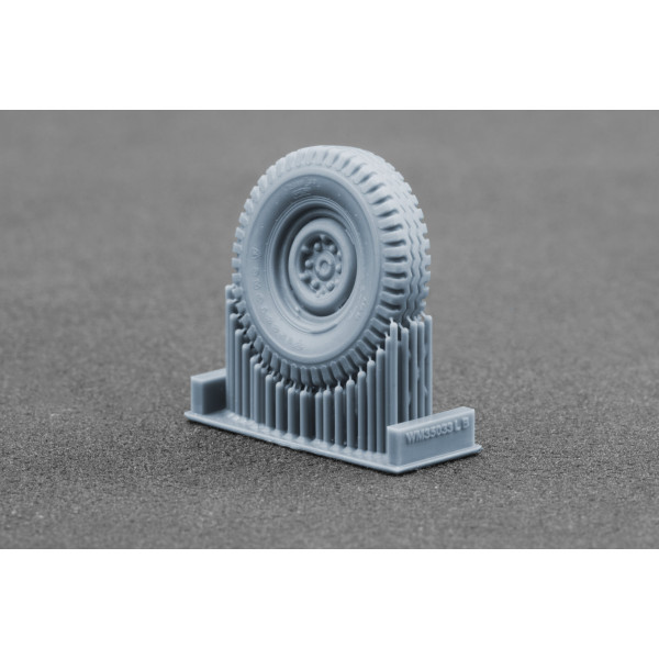 FJ43 pickup Ordinary wheel set "Ak-interactive" (3D Print) 1/35 ScaleX WM 35033