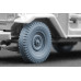 FJ43 pickup Ordinary wheel set "Ak-interactive" (3D Print) 1/35 ScaleX WM 35033