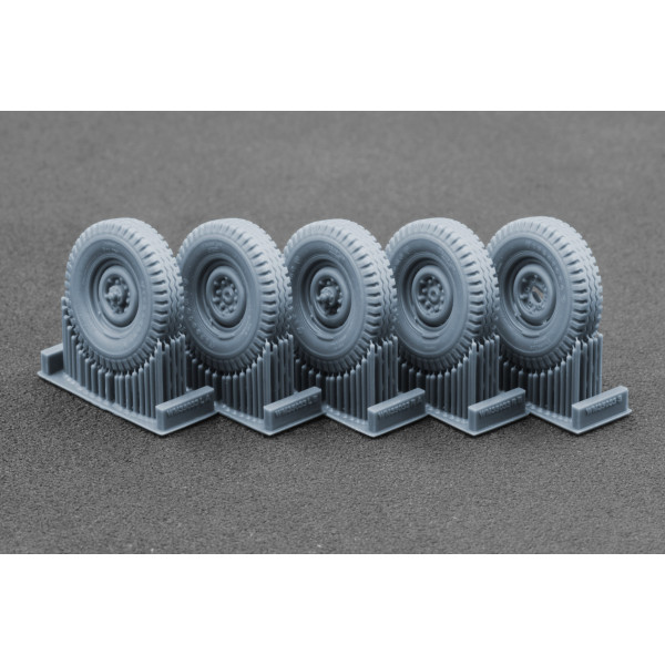 FJ43 pickup Ordinary wheel set "Ak-interactive" (3D Print) 1/35 ScaleX WM 35033