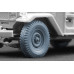 FJ43 pickup Sagged wheel set "Ak-interactive" (3D Print) 1/35 ScaleX WM 35033S