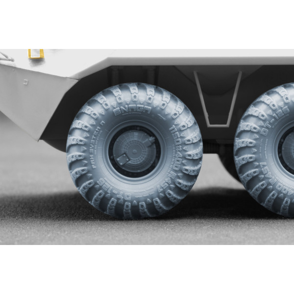 BTR-80 APC Ordinary "DT-126 Snaga" wheel set "Trumpeter" (3D Print) 1/35 ScaleX WM 35039