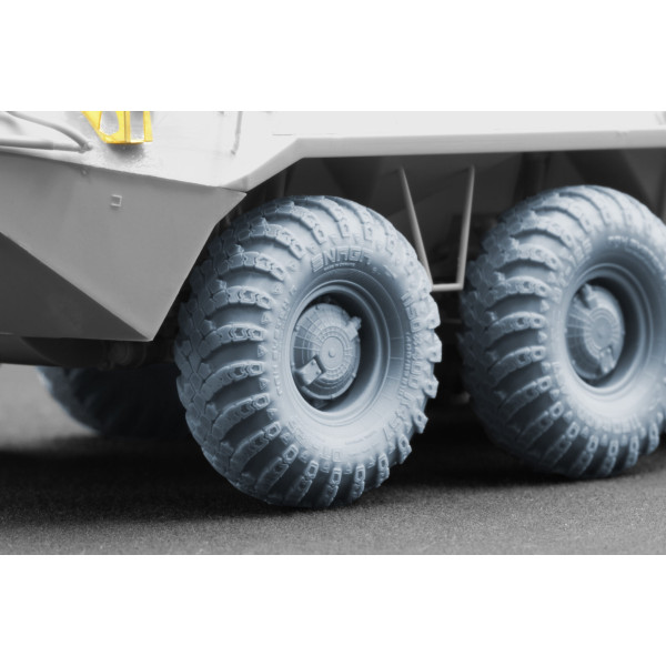 BTR-80 APC Ordinary "DT-126 Snaga" wheel set "Trumpeter" (3D Print) 1/35 ScaleX WM 35039