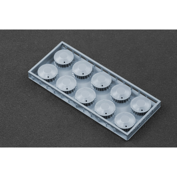 BTR-80 APC Sagged "DT-126 Snaga" wheel set "Trumpeter" (3D Print) 1/35 ScaleX WM 35039S