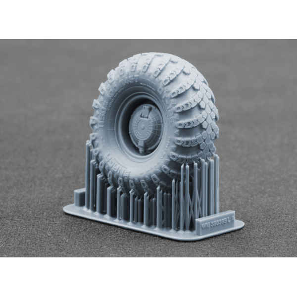 BTR-80 APC Sagged "DT-126 Snaga" wheel set "Trumpeter" (3D Print) 1/35 ScaleX WM 35039S