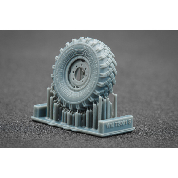 ZIL 131 Ordinary wheel set "ICM" (3D Print) 1/72 ScaleX WM 72001