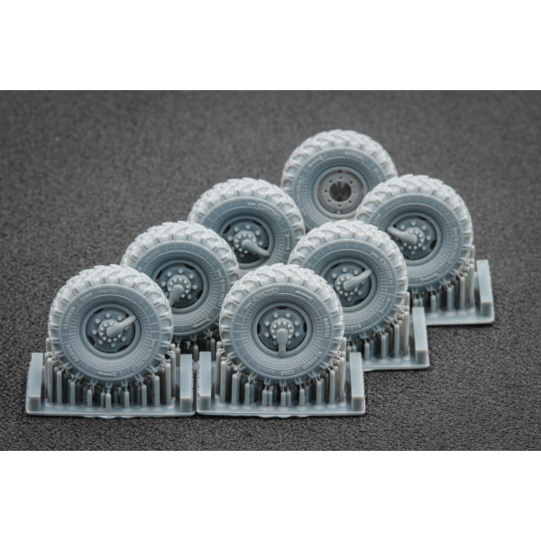 ZIL 131 Ordinary wheel set "ICM" (3D Print) 1/72 ScaleX WM 72001