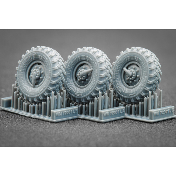 ZIL 131 Ordinary wheel set "ICM" (3D Print) 1/72 ScaleX WM 72001