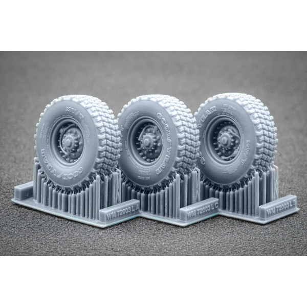 Himars CTIS Ordinary wheel set "Meng, Foreart" (3D Print) 1/72 ScaleX WM 72003