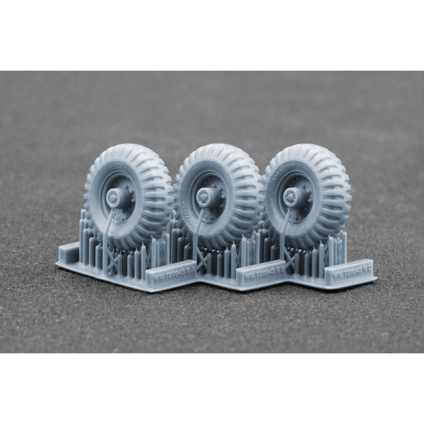 Alvis FV622 Stalwart Mk.2 Sagged wheel set "ACE" (3D Print) 1/72 ScaleX WM 72004S