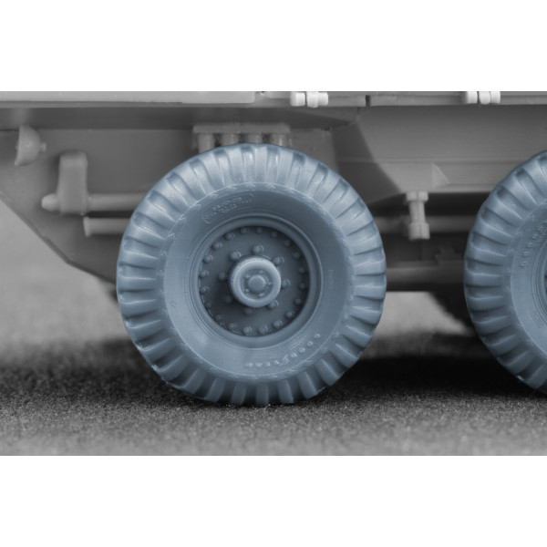 Alvis FV622 Stalwart Mk.2 Sagged wheel set "ACE" (3D Print) 1/72 ScaleX WM 72004S