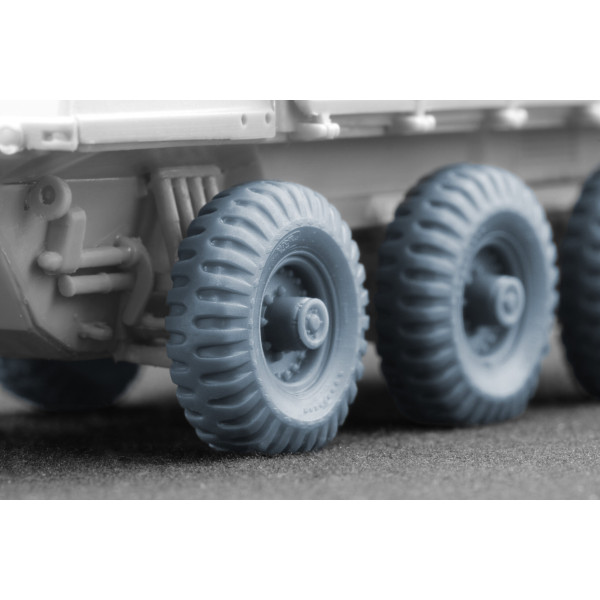 Alvis FV622 Stalwart Mk.2 Sagged wheel set "ACE" (3D Print) 1/72 ScaleX WM 72004S