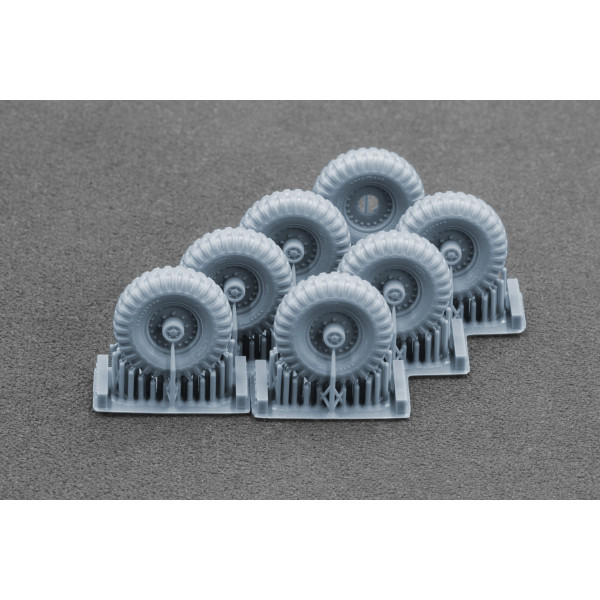 Alvis FV622 Stalwart Mk.2 Sagged wheel set "ACE" (3D Print) 1/72 ScaleX WM 72004S