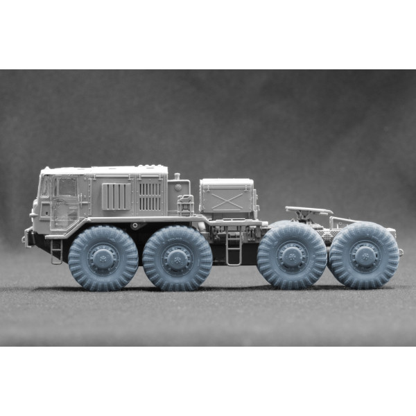 MAZ 537 I-170 Sagged wheel set "Trumpeter, Takom" (3D Print) 1/72 ScaleX WM 72005S