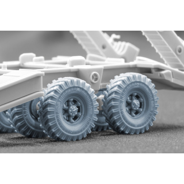 ChMZAP-5247G Sagged wheel set "Trumpeter, Takom" (3D Print) 1/72 ScaleX WM 72007S