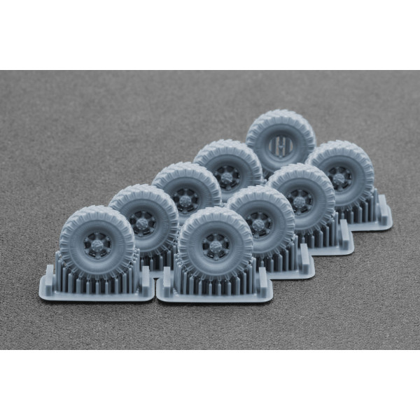 ChMZAP-5247G Sagged wheel set "Trumpeter, Takom" (3D Print) 1/72 ScaleX WM 72007S