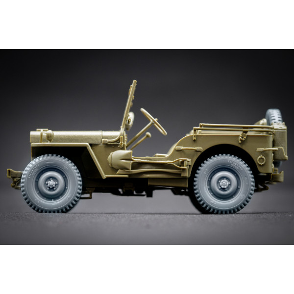 U.S Willys MB Wheel Set "Universal" (3D Print) 1/35 ScaleX WW 35001