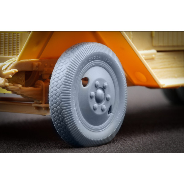 ZiS-5 Sagged wheel set  "HobbyBoss" (3D Print) 1/35 ScaleX WW 35002S