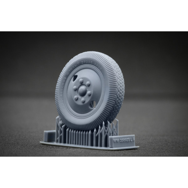 ZiS-5 Sagged wheel set  "HobbyBoss" (3D Print) 1/35 ScaleX WW 35002S