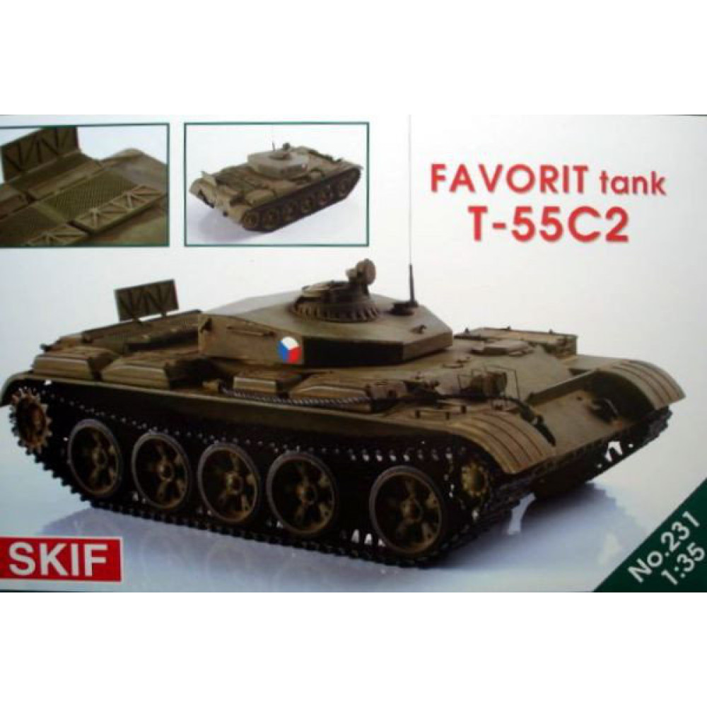  T-55C-2 "Favorit" tank 1/35 Skif mk231