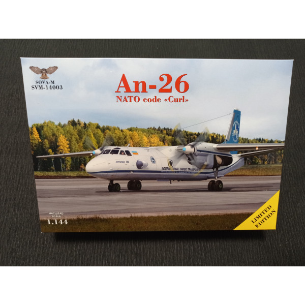  Antonov An-26 NATO code "Curl"  1/144 Sova-M 14003 