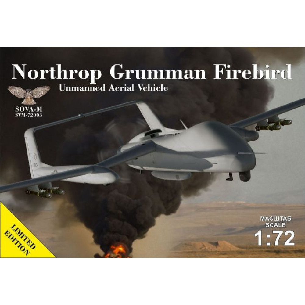 Northrop Grumman Firebird Unmanned Aerial Vehicle 1/72 Sova-M 72003