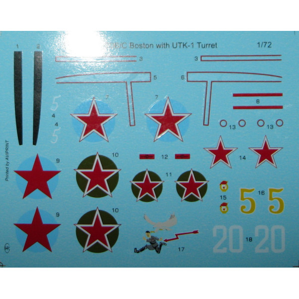 A-20B/C "Boston with UTK-1 Turret"  1/72 Special Hobby 72337