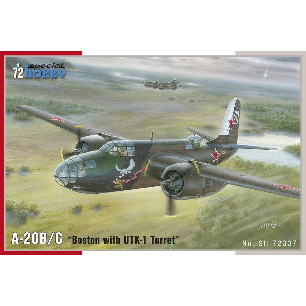 A-20B/C "Boston with UTK-1 Turret"  1/72 Special Hobby 72337