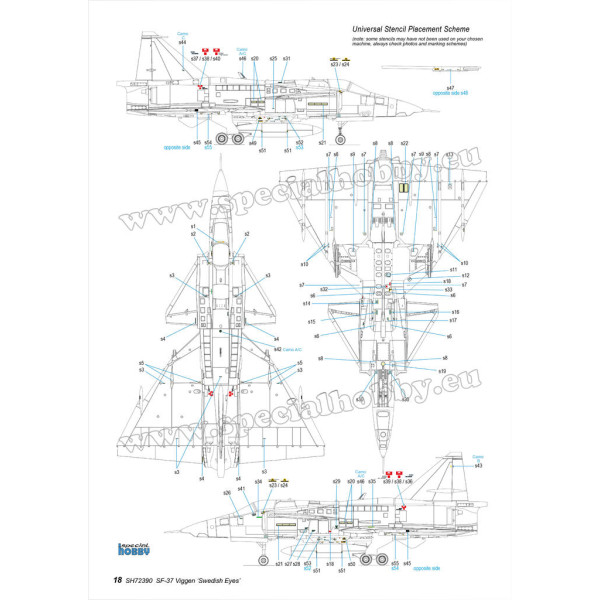 SF-37 Viggen Recce 1/72 Special Hobby 72390
