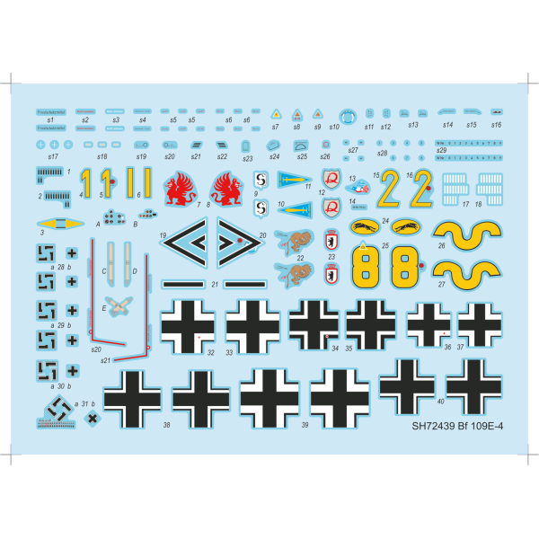 Messerschmitt Bf 109E-4 1/72 Special Hobby 72439