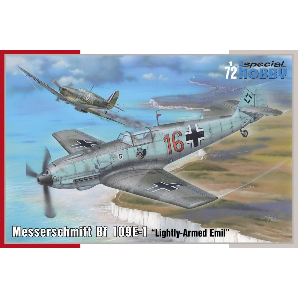 Messerschmitt Bf 109E-1 ‘Lightly-Armed Emil’  1/72 Special Hobby 72454