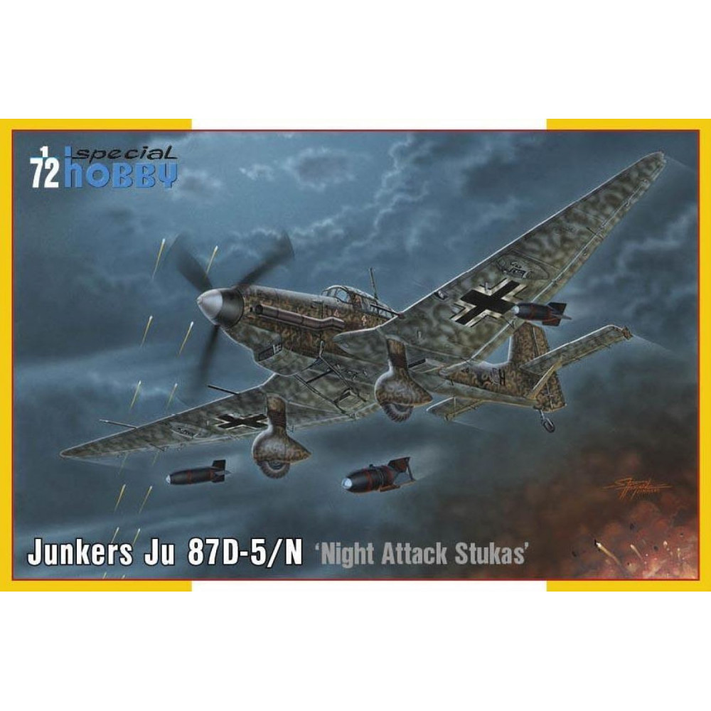  Junkers Ju 87D-5/N/D-8 ‘Night Attack Stukas’ 1/72 Special Hobby 72458