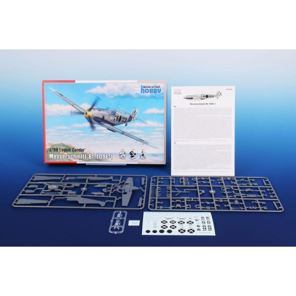 Messerschmitt Bf 109E-1 ‘J/88 Legion Condor’  1/72 Special Hobby 72459