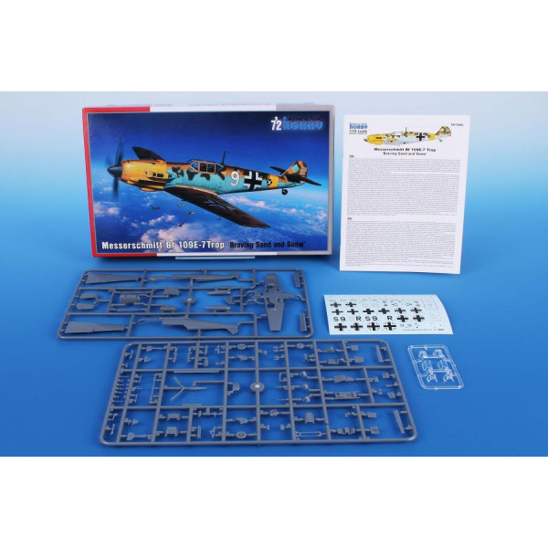 Messerschmitt Bf 109E-7Trop ‘Braving Sand and Snow’ 1/72 Special Hobby 72462