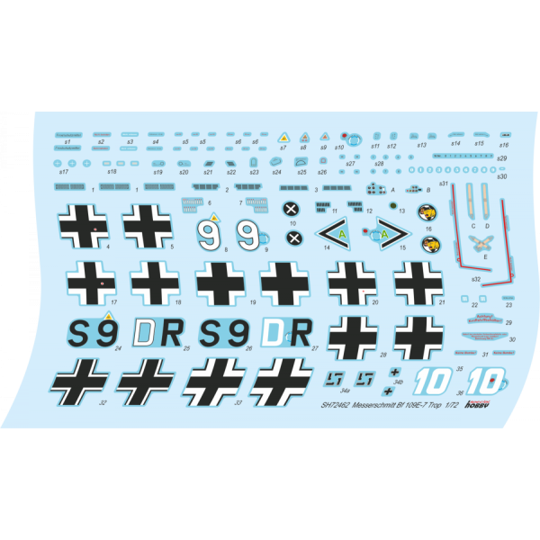 Messerschmitt Bf 109E-7Trop ‘Braving Sand and Snow’ 1/72 Special Hobby 72462