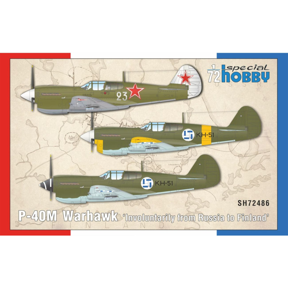 P-40M Warhawk ‘Involuntarily from Russia to Finland’ 1/72 Special Hobby 72486
