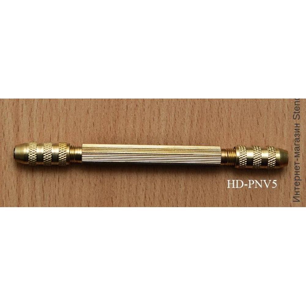 Reinforced double-sided drill with two hardened reversible collets PNV5