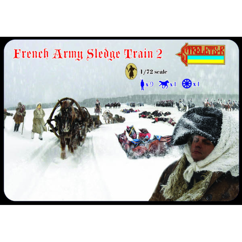 French Army Sledge Train 2 1/72 STR 134