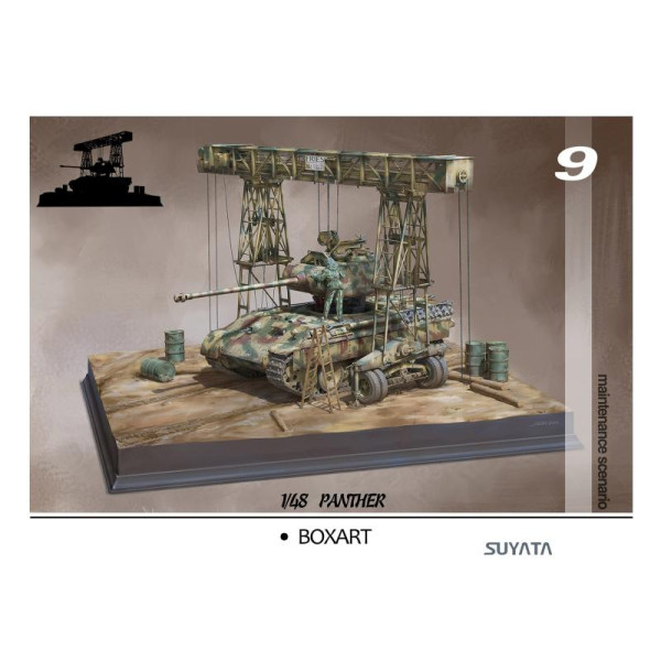 Tank German Panther, Full interior 1/48 Suyata No. 001