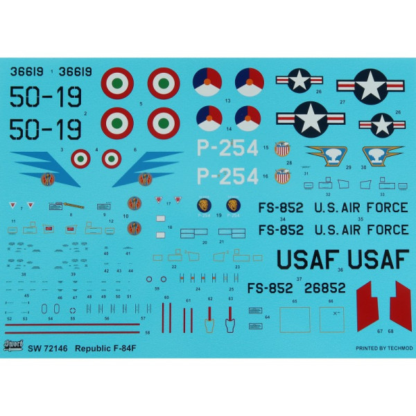 F-84F Thunderstreak  1/72 Sword Models 72146