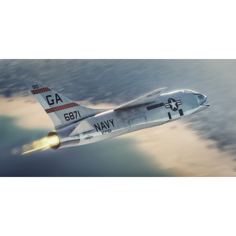 RF-8A Photo-Recon Crusader over Cuba  1/72 Sword Models 72149