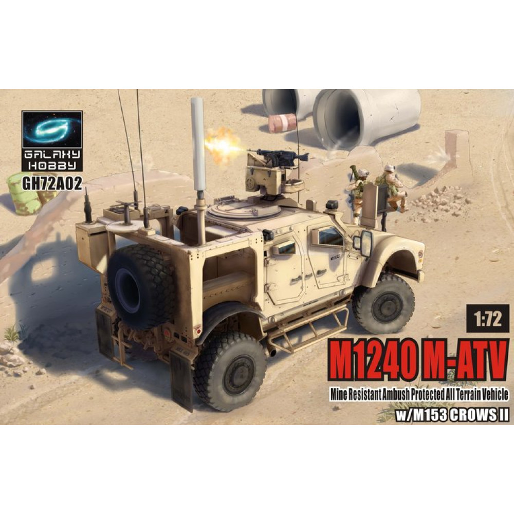 US M1240 M-ATV MRAP w M153 CROWS II 1/72 T-Model 72A02 US M1240 M-ATV MRAP w M153 CROWS II 1/72 T-Model 72A02