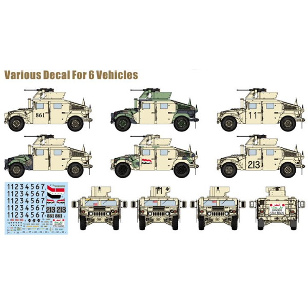 Hummer M1114 армії США з бронею Frag5 1/72 T-Model TM7315